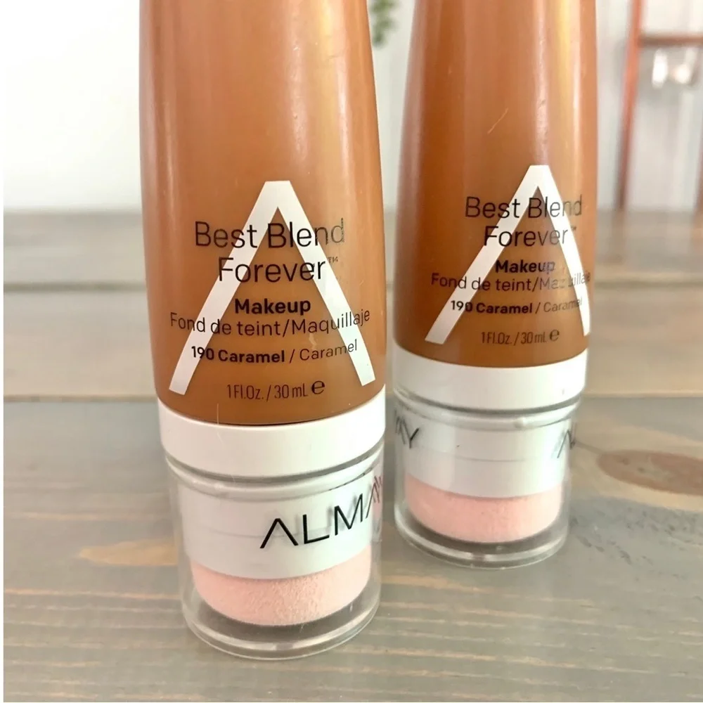 Almay Best Blend Forever Foundation 190 Caramel SPF 40 Broad Spectrum 1oz NWT